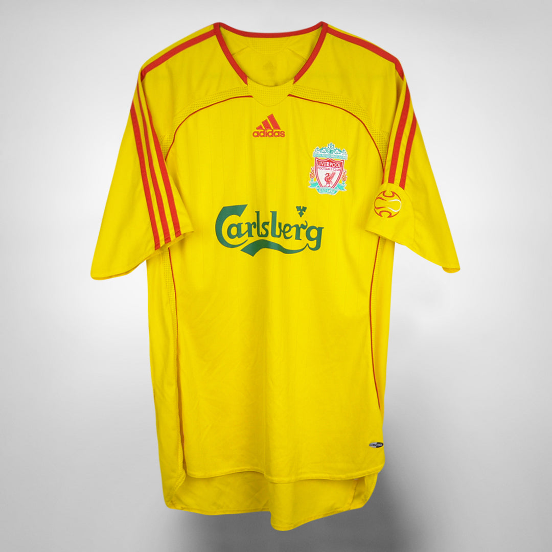 2006-2007 Liverpool Adidas Away Shirt #8 Steven Gerrard - Marketplace