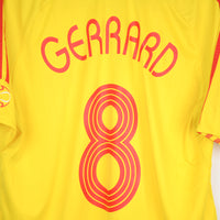 2006-2007 Liverpool Adidas Away Shirt #8 Steven Gerrard - Marketplace