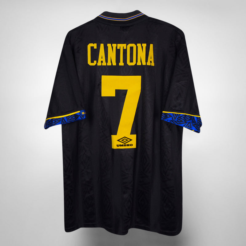 1994-1995 Manchester United Umbro Away Shirt #7 Eric Cantona - Marketplace