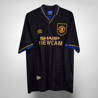 1994-1995 Manchester United Umbro Away Shirt #7 Eric Cantona - Marketplace