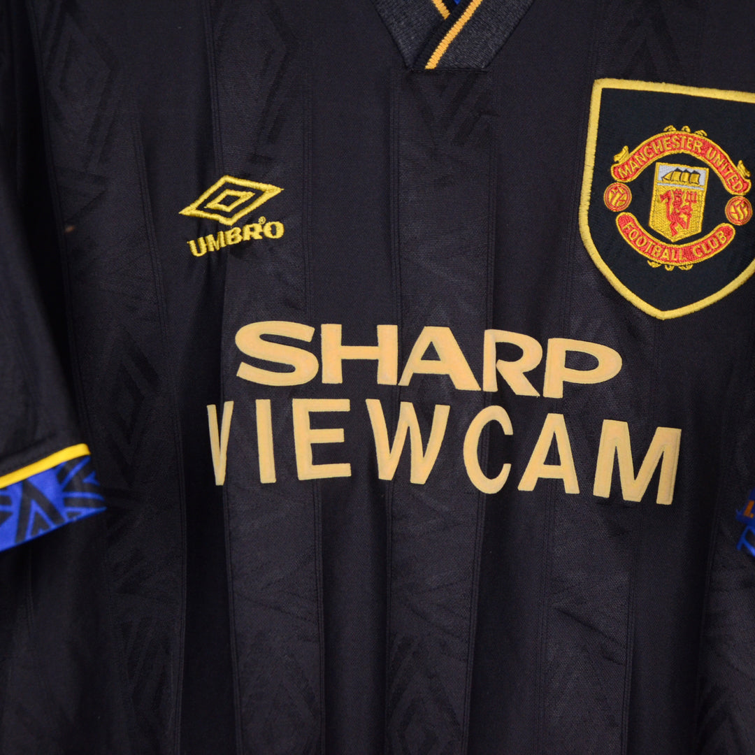 1994-1995 Manchester United Umbro Away Shirt #7 Eric Cantona - Marketplace