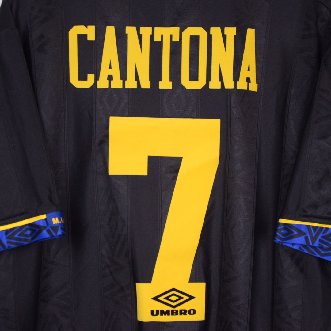 1994-1995 Manchester United Umbro Away Shirt #7 Eric Cantona - Marketplace