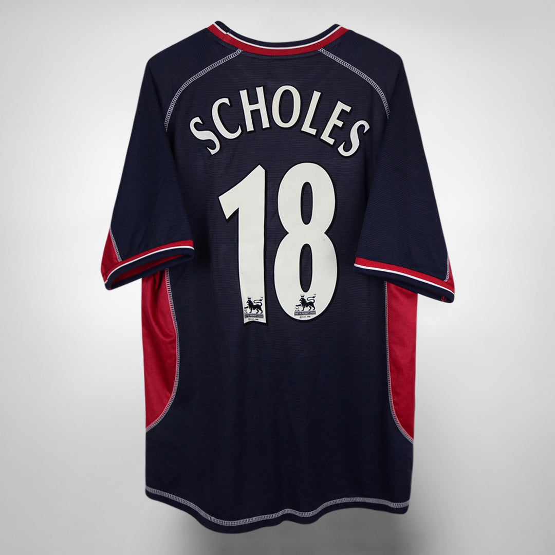 2000-2001 Manchester United Umbro Third Shirt #18 Paul Scholes - Marketplace