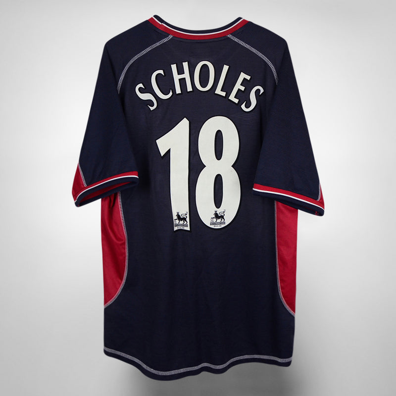 2000-2001 Manchester United Umbro Third Shirt #18 Paul Scholes - Marketplace