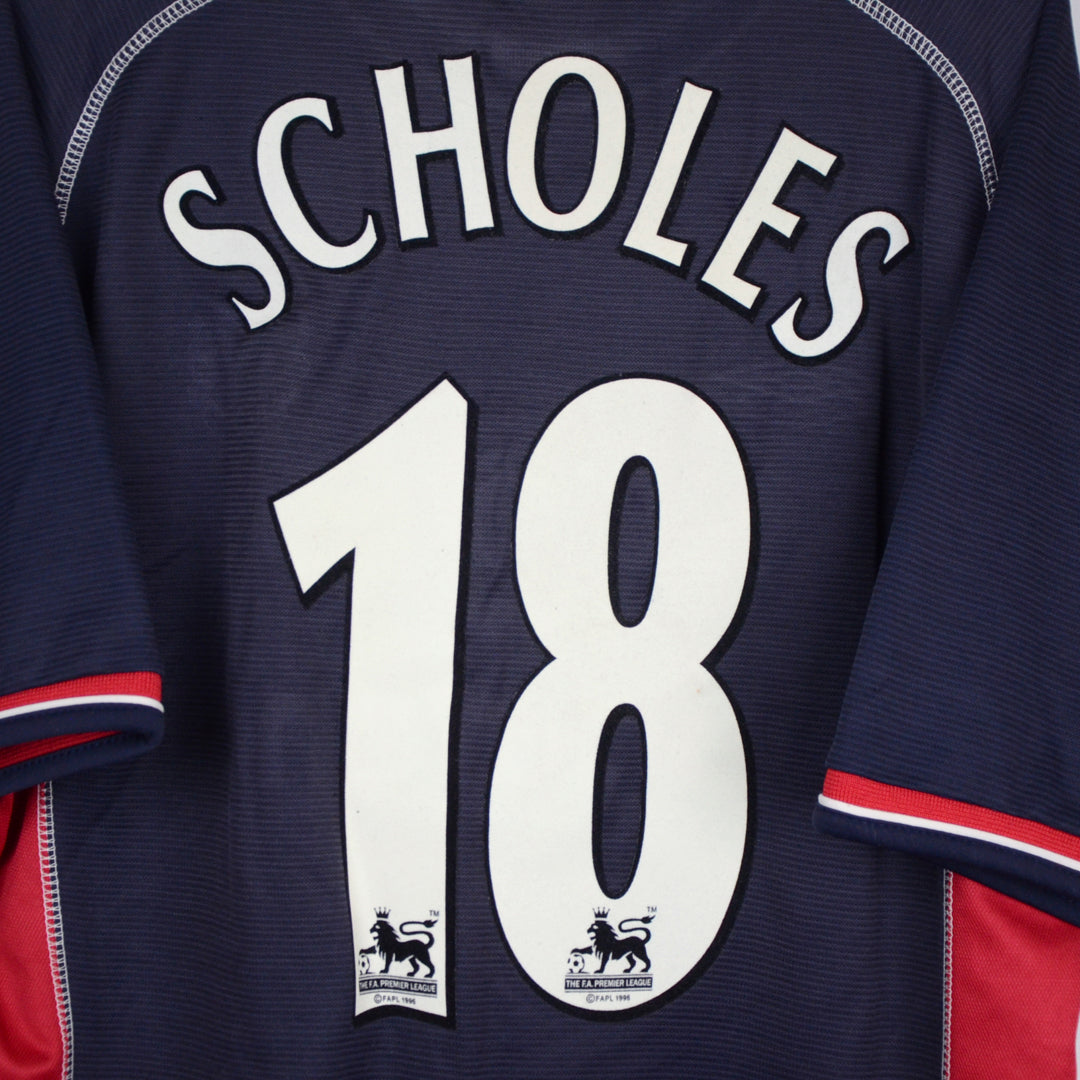 2000-2001 Manchester United Umbro Third Shirt #18 Paul Scholes - Marketplace