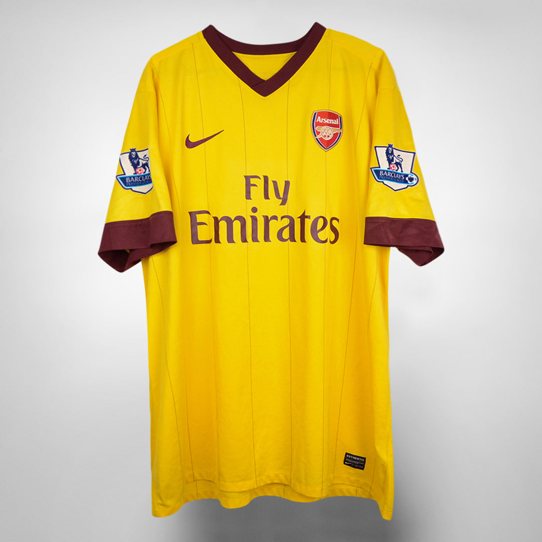 2010-2011 Arsenal Nike Away Shirt #10 Robin Van Persie - Marketplace