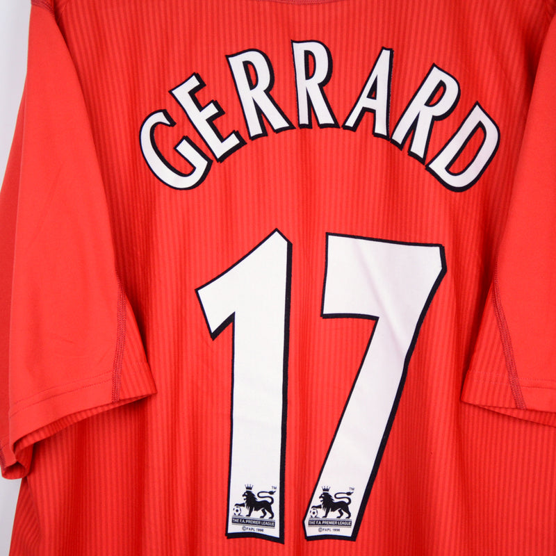 2002-2004 Liverpool Reebok Home Shirt #17 Steven Gerrard - Marketplace