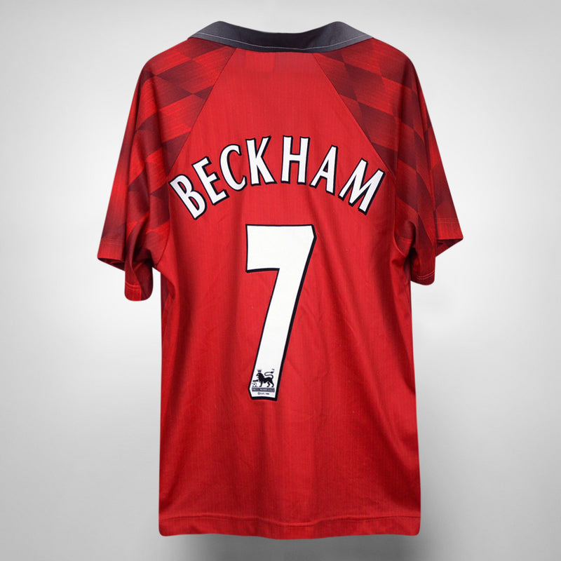 1996-1998 Manchester United Umbro Home Shirt #10 David Beckham - Marketplace