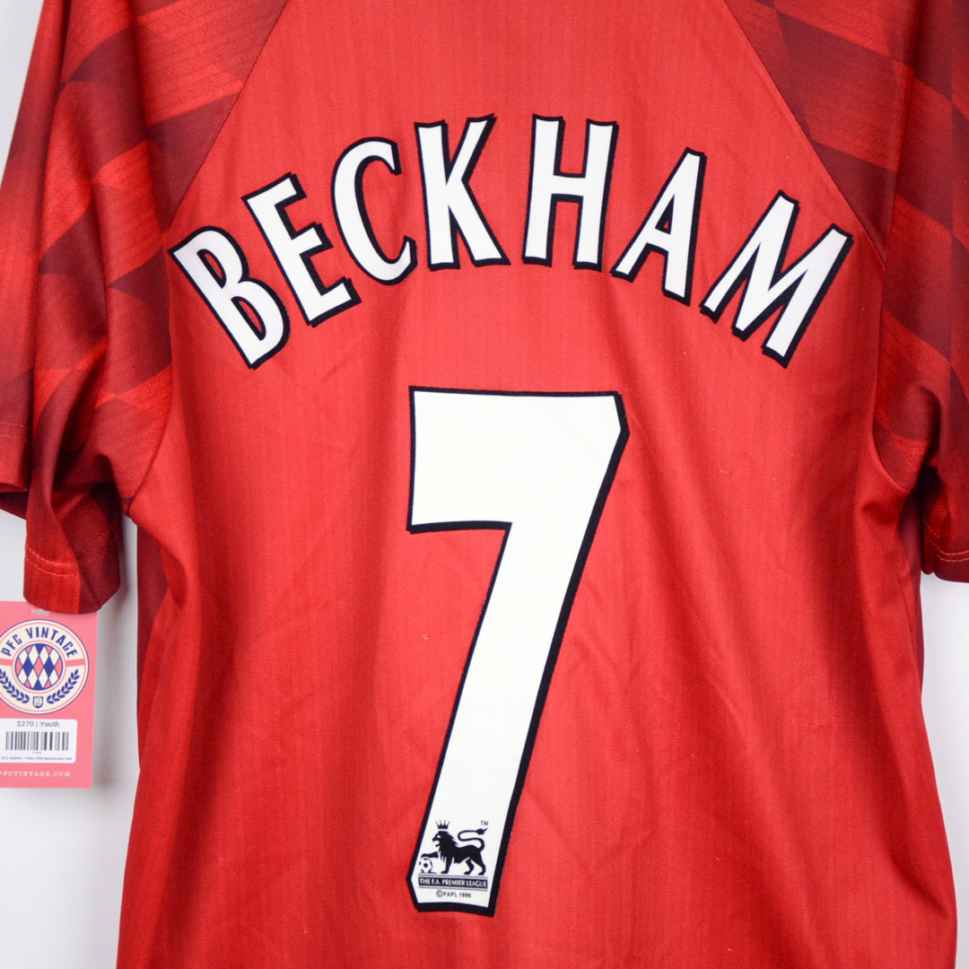 1996-1998 Manchester United Umbro Home Shirt #10 David Beckham - Marketplace