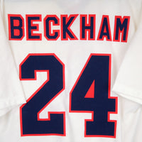 1996-1997 Manchester United Umbro Away Shirt #24 David Beckham - Marketplace