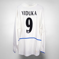 2002-2003 Leeds United Nike Long Sleeve Home Shirt #9 Mark Viduka - Marketplace