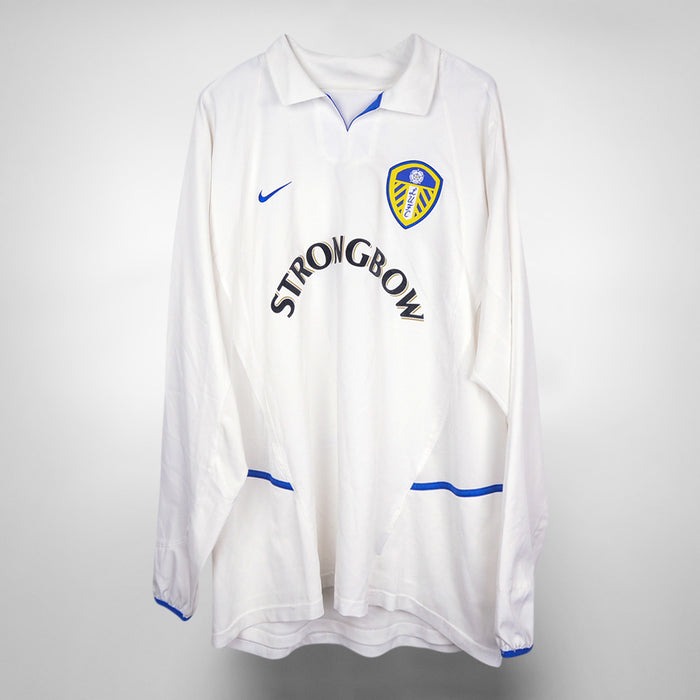 2002-2003 Leeds United Nike Long Sleeve Home Shirt #9 Mark Viduka - Marketplace