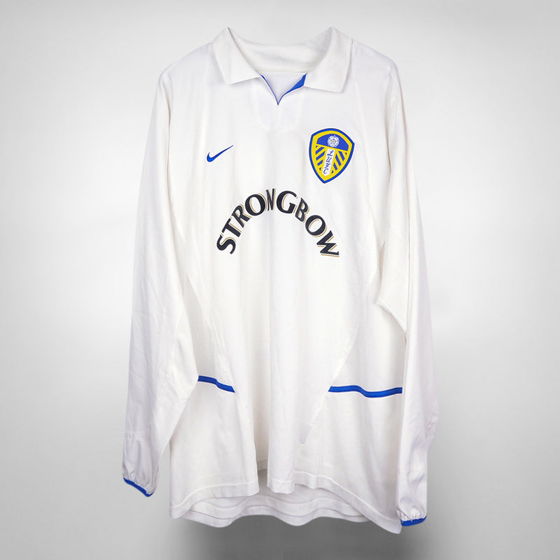 2002-2003 Leeds United Nike Long Sleeve Home Shirt #9 Mark Viduka - Marketplace