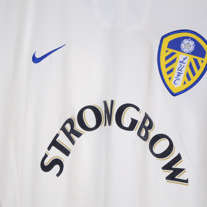 2002-2003 Leeds United Nike Long Sleeve Home Shirt #9 Mark Viduka - Marketplace