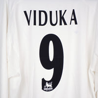 2002-2003 Leeds United Nike Long Sleeve Home Shirt #9 Mark Viduka - Marketplace