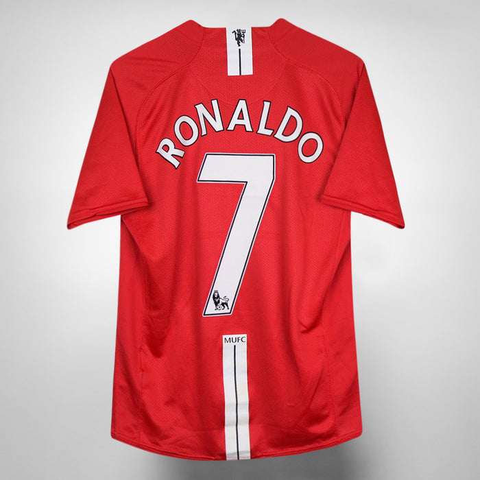 2007-2009 Manchester United Home Shirt #7 Cristiano Ronaldo - Marketplace