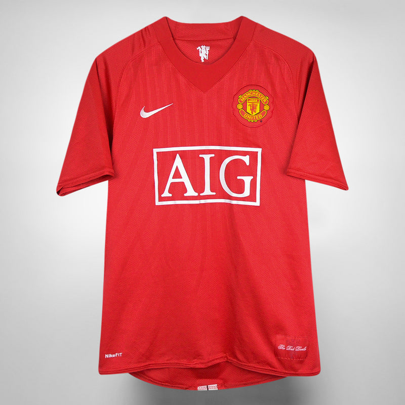 2007-2009 Manchester United Home Shirt #7 Cristiano Ronaldo - Marketplace