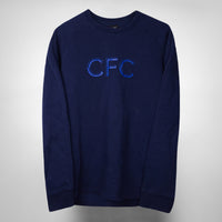 2021-2022 Chelsea Nike Crew Neck Fleece Sweatshirt - Marketplace