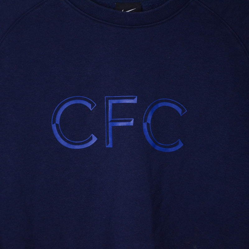 2021-2022 Chelsea Nike Crew Neck Fleece Sweatshirt - Marketplace