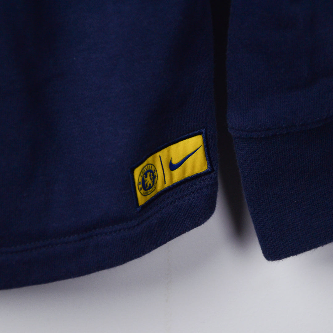 2021-2022 Chelsea Nike Crew Neck Fleece Sweatshirt - Marketplace