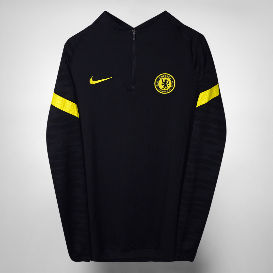 2021-2022 Chelsea Nike Player Spec Strike Quarter Zip Drill Top - Marketplace