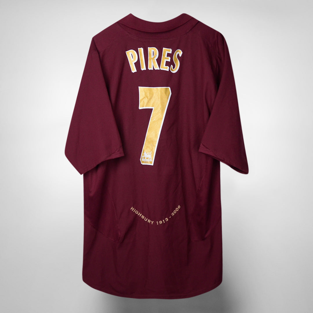 2005-2006 Arsenal Nike Home Shirt #7 Robert Pires - Marketplace