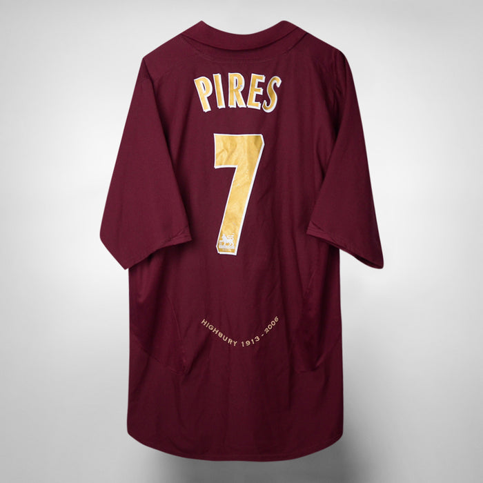 2005-2006 Arsenal Nike Home Shirt #7 Robert Pires - Marketplace