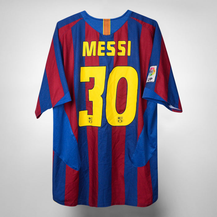 2005-2006 Barcelona Nike Home Short #30 Lionel Messi - Marketplace