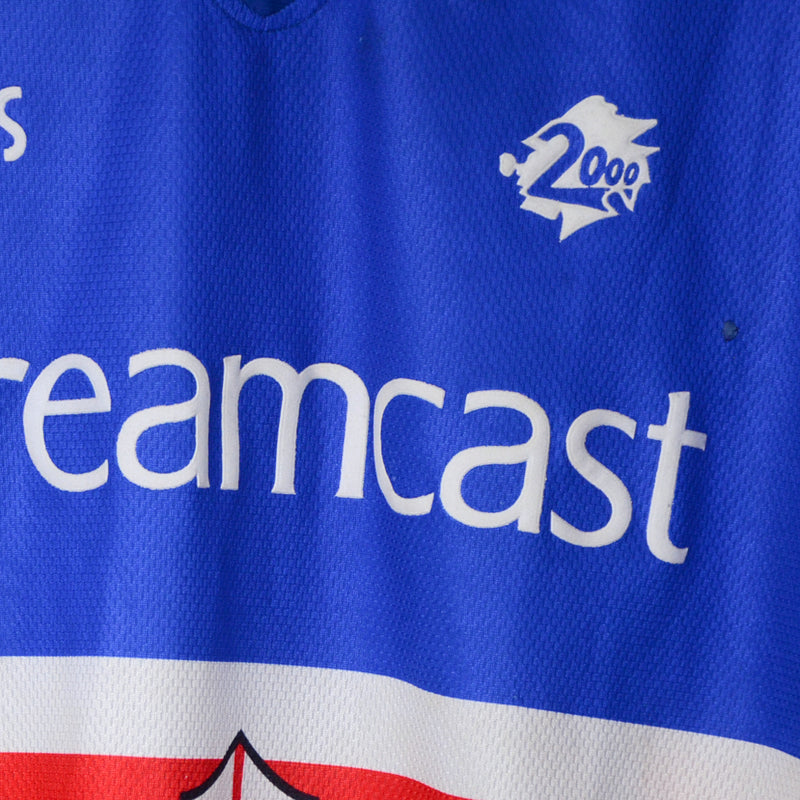 1999-2000 Sampdoria Asics Long Sleeve Home Shirt - Marketplace