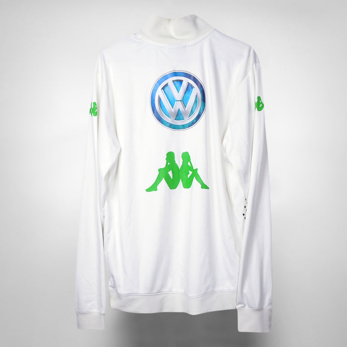 2014-2015 VFL Wolfsburg Kappa Player Spec Quarter Zip Training Jumper - Marketplace