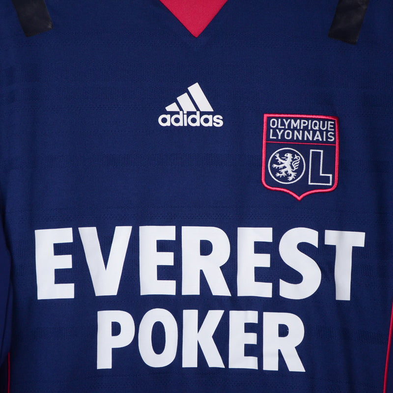 2011-2012 Olympique Lyon Adidas Player Spec Long Sleeve Techfit Away Shirt - Marketplace