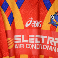 1997-1998 West Adelaide Sharks Asics Match Issue NSL Away Shirt #9 Pablo Cardozo - Marketplace