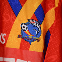 1997-1998 West Adelaide Sharks Asics Match Issue NSL Away Shirt #9 Pablo Cardozo - Marketplace