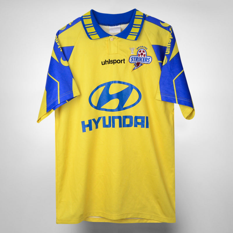1996-1997 Brisbane Strikers Uhlsport Special Commemorative NSL Grand Final WInning Home Shirt - Marketplace
