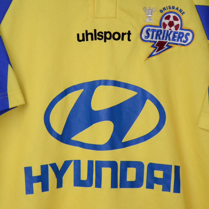 1996-1997 Brisbane Strikers Uhlsport Special Commemorative NSL Grand Final WInning Home Shirt - Marketplace