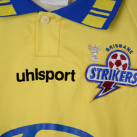 1996-1997 Brisbane Strikers Uhlsport Special Commemorative NSL Grand Final WInning Home Shirt - Marketplace