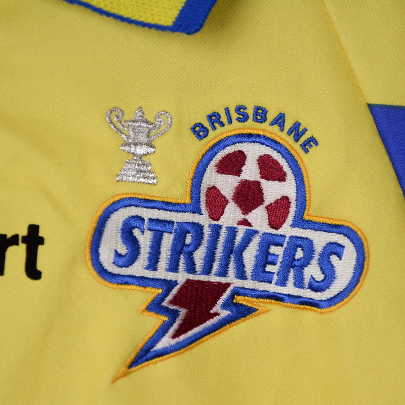 1996-1997 Brisbane Strikers Uhlsport Special Commemorative NSL Grand Final WInning Home Shirt - Marketplace