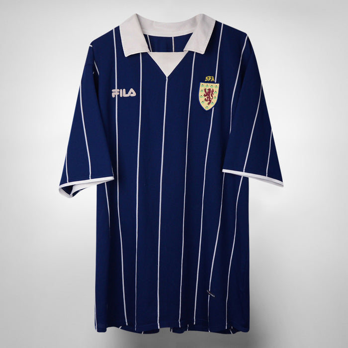2002-2003 Scotland Fila Home Shirt - Marketplace