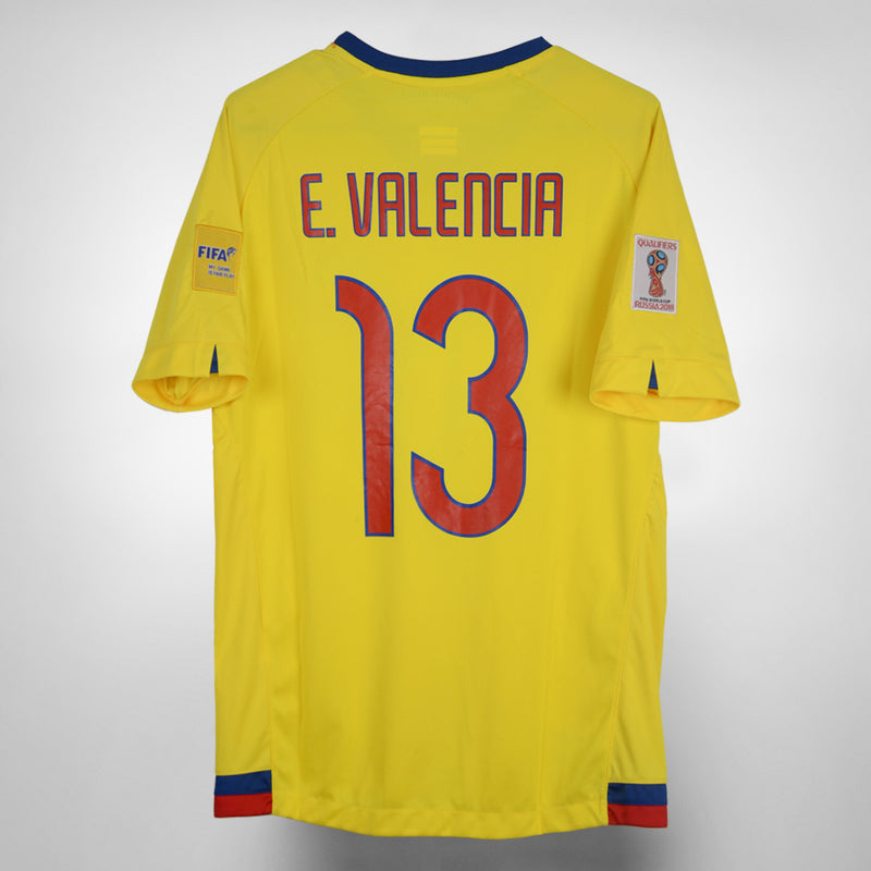 2017-2019 Ecuador Marathon Home Shirt #13 Enner Valencia - Marketplace
