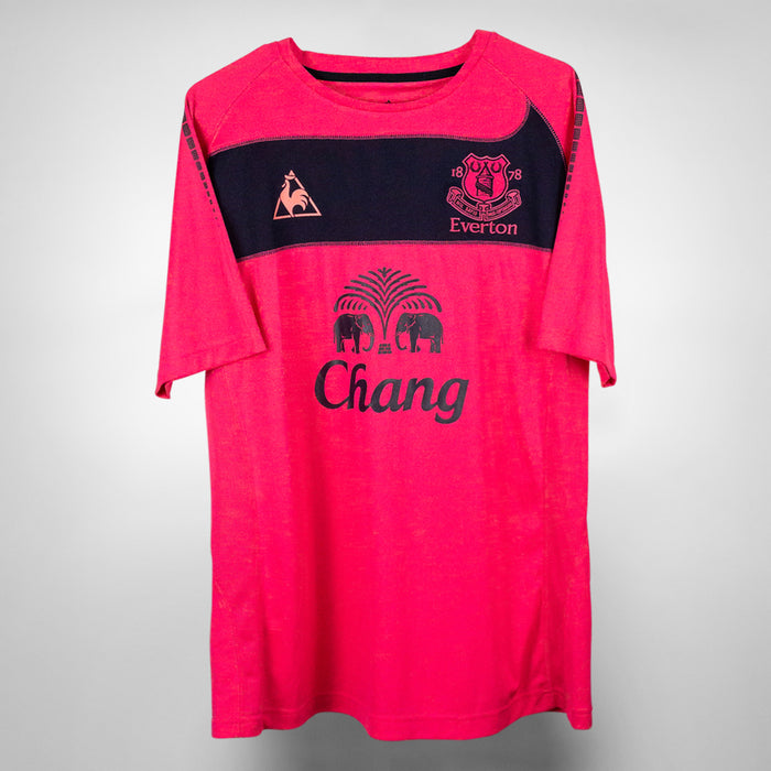 2010-2011 Everton Le Coq Sportif Away Shirt #17 Tim Cahill