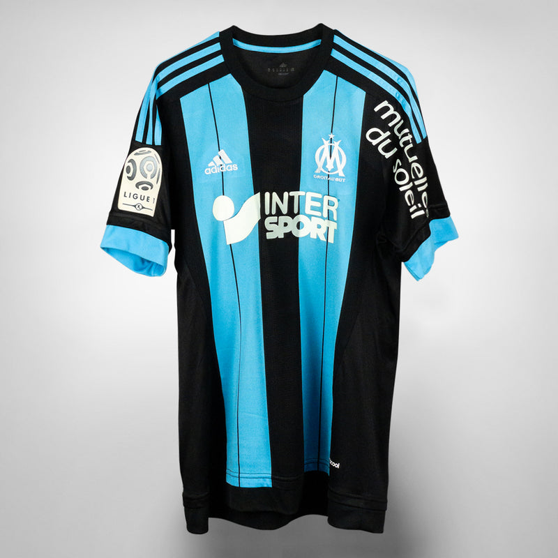 2015-2016 Olympique Marseille Adidas Away Shirt #3 Nicolas Nkoulou