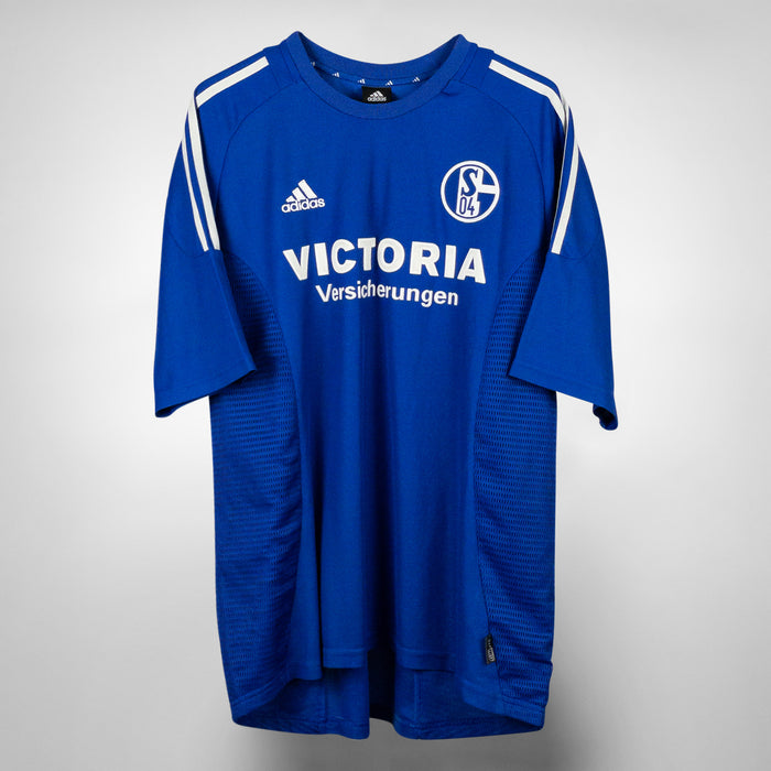 2002-2004 FC Schalke 04 Adidas Home Shirt