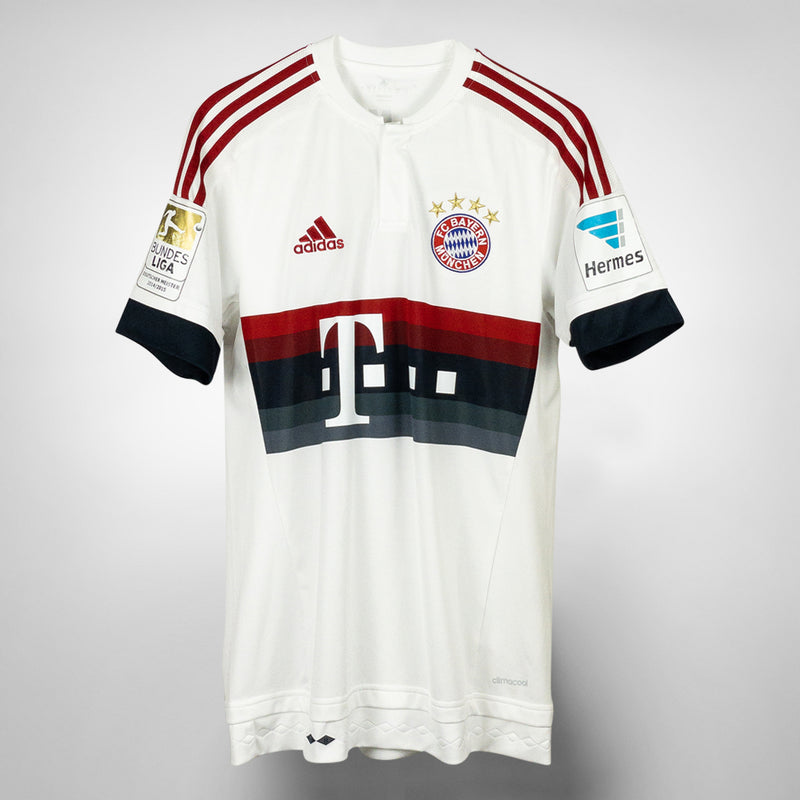 2015-2016 Bayern Munich Adidas Away Shirt #25 Thomas Muller