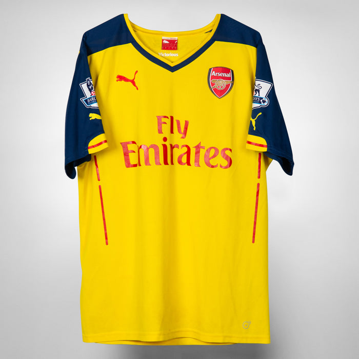 2014-2015 Arsenal Puma Away Shirt #16 Aaron Ramsey - Marketplace