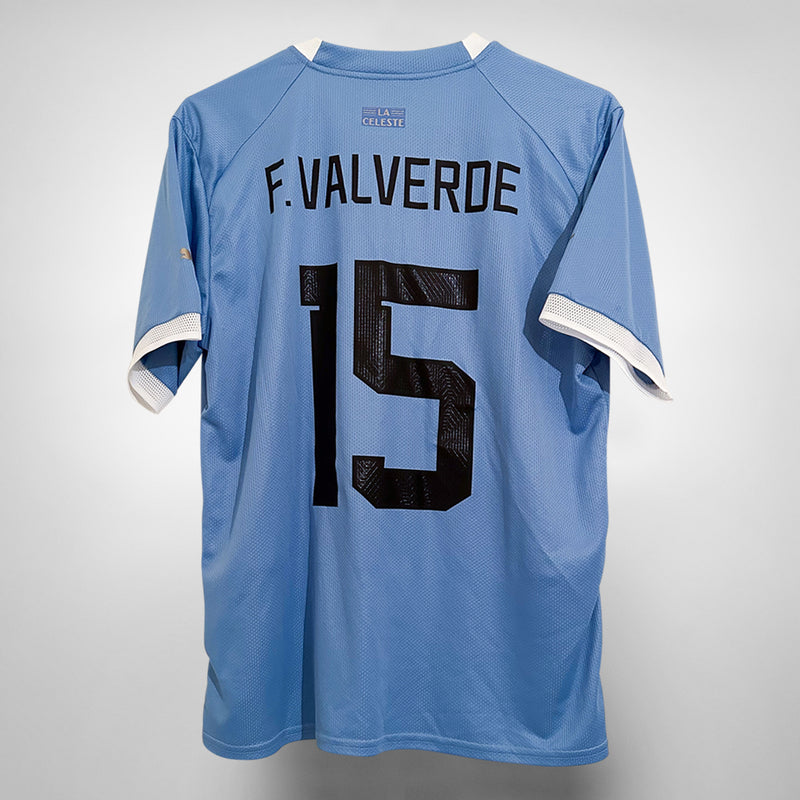 2022-2023 Uruguay Puma Home Shirt #15 Federico Valverde  - Marketplace