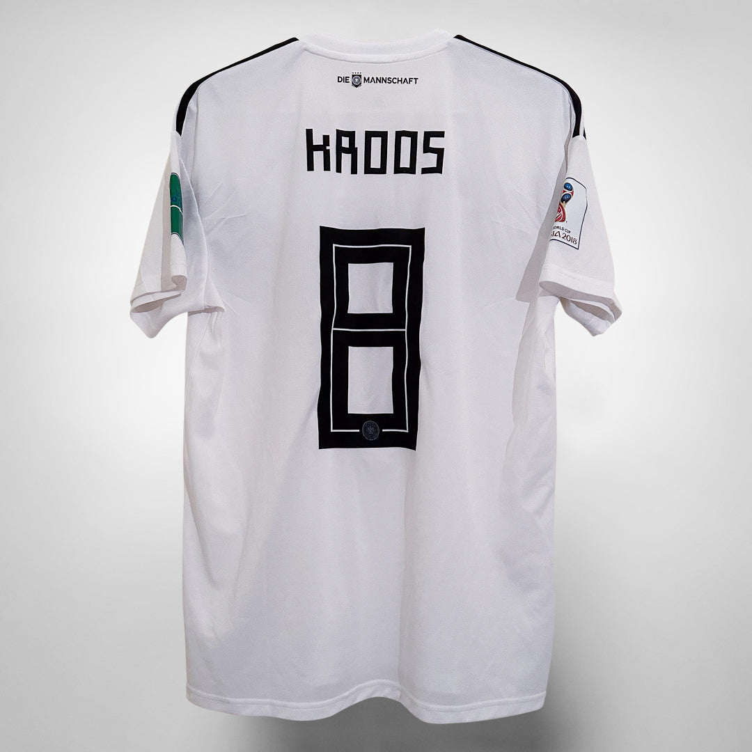 adidas Germany Home Kroos 8 Jersey 2024-2025 (Official Printing)