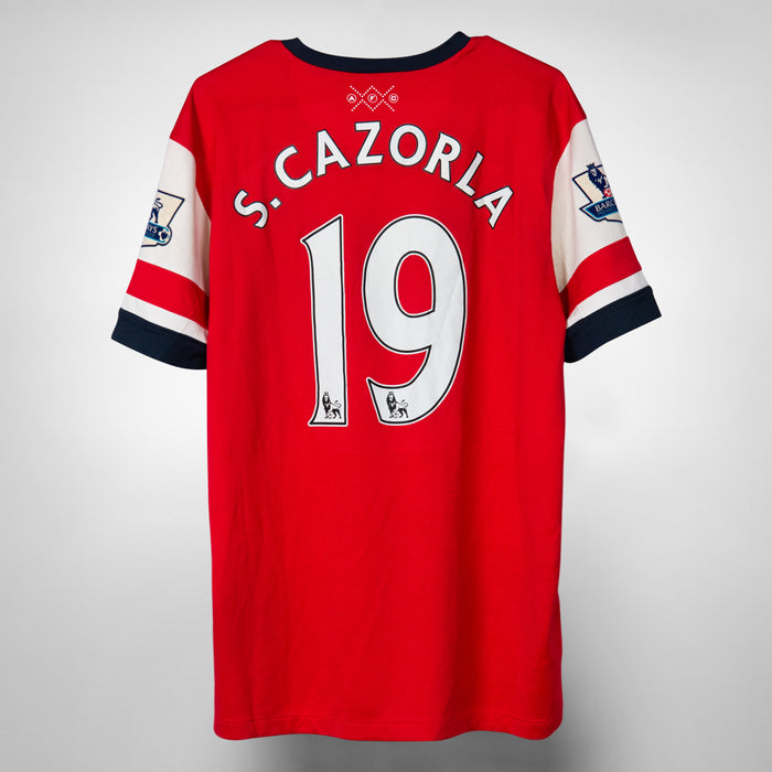 2012-2014 Arsenal Nike Home Shirt #19 Santi Cazorla - Marketplace