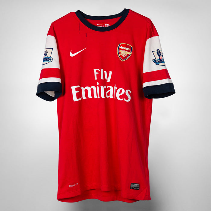 2012-2014 Arsenal Nike Home Shirt #19 Santi Cazorla - Marketplace
