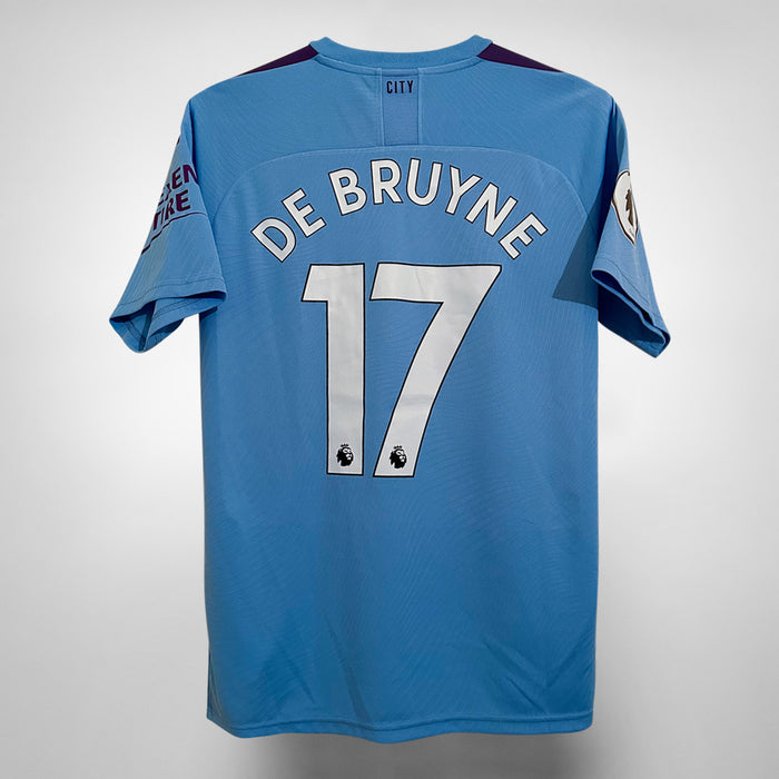 2019-2020 Manchester City Puma Home Shirt #17 Kevin De Bruyne  - Marketplace