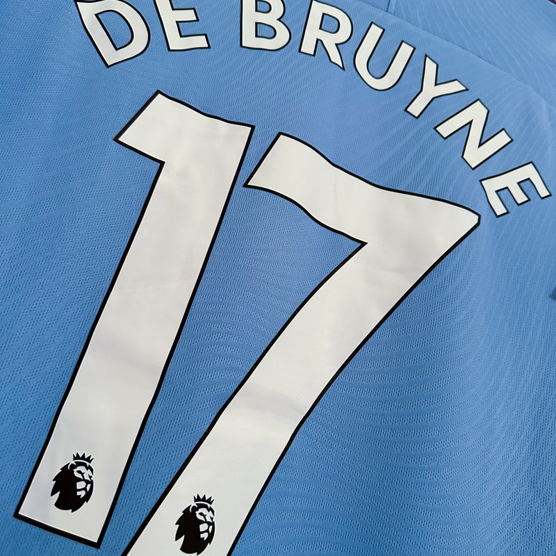 2019-2020 Manchester City Puma Home Shirt #17 Kevin De Bruyne  - Marketplace